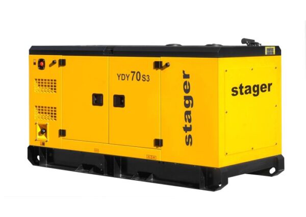 Generator insonorizat Stager YDY70S3 70kVA, 89A, 1500rpm, trifazat, diesel