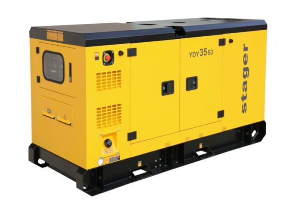 Generator insonorizat Stager YDY35S3 35kVA, 46A, 1500rpm, trifazat, diesel