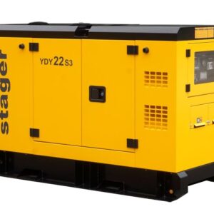 Generator insonorizat Stager YDY22S3 22kVA, 29A, 1500rpm, trifazat, diesel