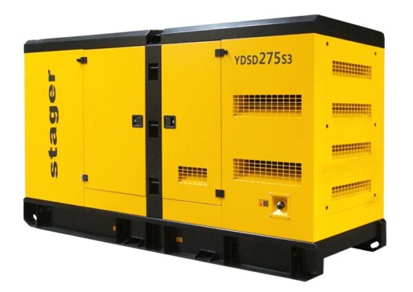 Generator insonorizat Stager YDSD275S3 275kVA, 361A, 1500rpm, trifazat, diesel