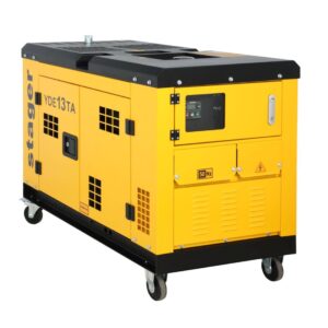 Generator insonorizat Stager YDE13TA 10kVA, 39A, 3000rpm, monofazat, diesel, pornire electrica