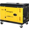 Generator insonorizat Stager YDE8600TA-TA3 V2 7.5kVA, 3000rpm, dual, diesel, pornire electrica