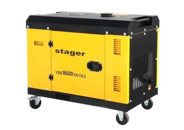 Generator insonorizat Stager YDE8600TA-TA3 V2 7.5kVA, 3000rpm, dual, diesel, pornire electrica