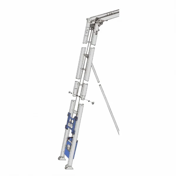 Elevator materiale constructii GEDA 200 STANDARD complet echipat, H=13,5m