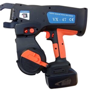 Masina de legat armaturi cu acumulator VX-47  cu sarma dubla de 1 mm, 20 - 44 mm