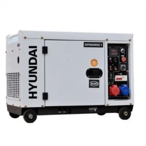 Generator de curent trifazat cu motor diesel HYUNDAI DHY8600SE-T ideal pentru invertoarele hibrid cu comanda pe 2 fire